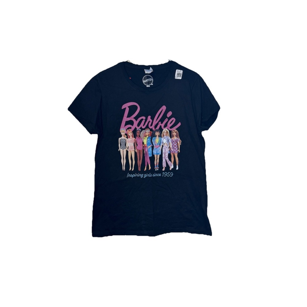 Barbie Women's Top Barbie Inspiring Girls Since 1959 Graphic Short Sleeve Medium